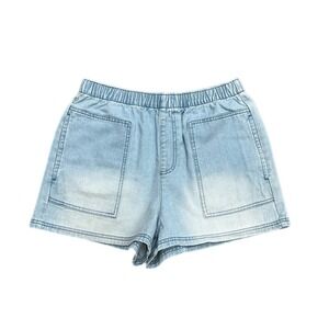 NWOT O'NEILL SONNET‎ PATCH POCKET DENIM SHORTS IN LIGHT INDIGO BLEACH SZ  L